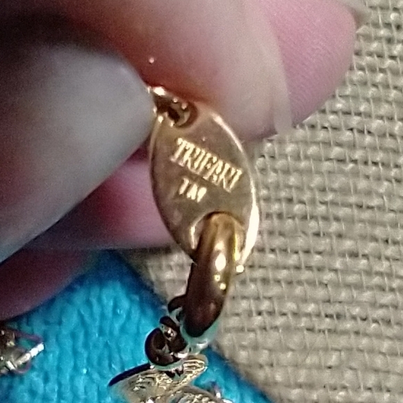 Delicate goldtone trifari chain necklace vintage - Picture 4 of 4